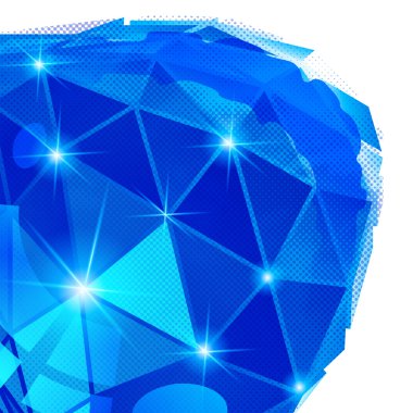 Plastik tahıl renkli boyutlu geometrik nesnesiyle düşkün s