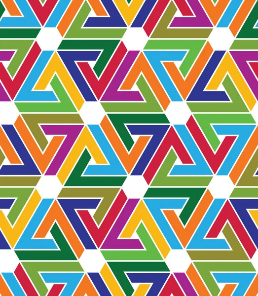 Multicolore abstrait texturé motif géométrique sans couture avec h — Image vectorielle