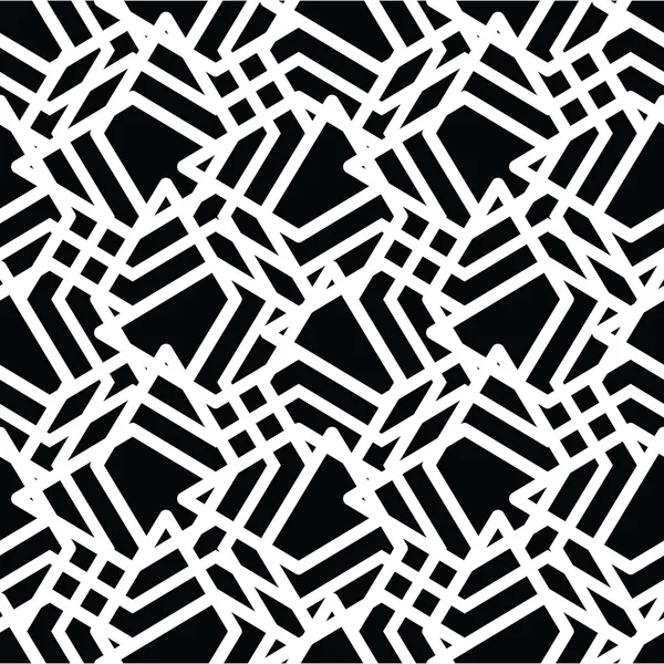 Monochrome messy seamless pattern with parallel lines, black and — Stock Vector