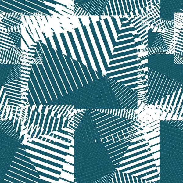 Pastel interminable vector de azulejos a rayas, de un solo color de moda t — Vector de stock