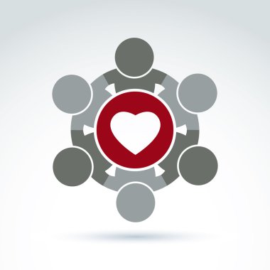 Kalp ve sosyal tıp Icon,