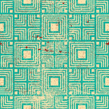 Retro geometrik sorunsuz arka plan