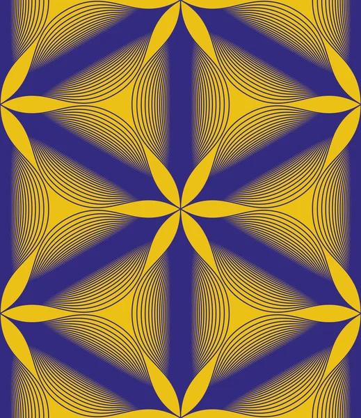 シームレスな幾何学的なビンテージ背景 — ストックベクタ