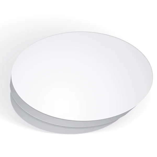 空白的圆盒 — 图库矢量图片