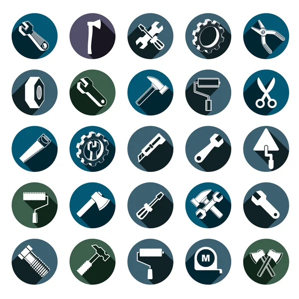 Highly detailed work tools — Stock Vector