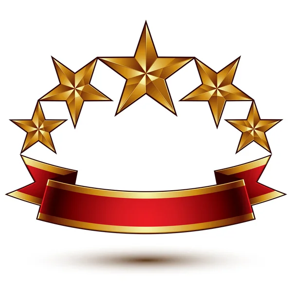 Königlich-goldene Symbolik — Stockvektor
