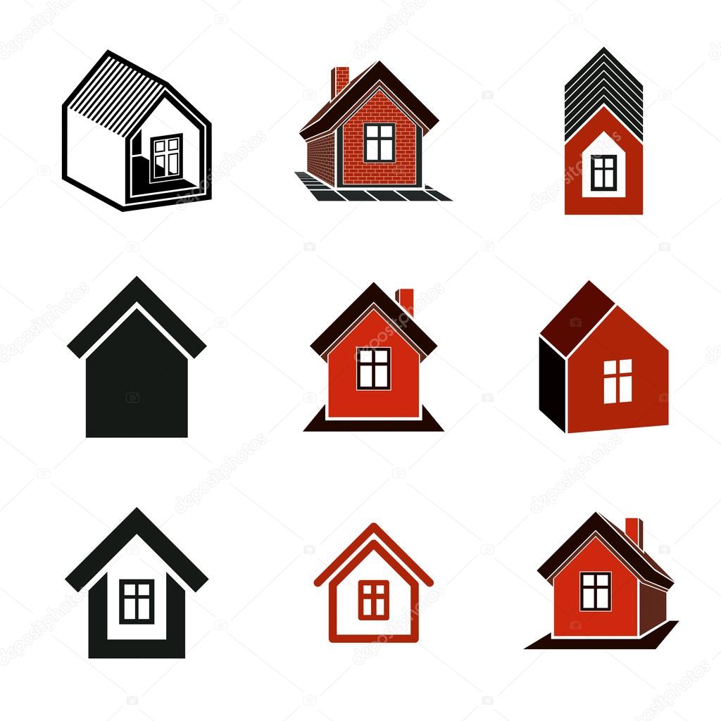 Different houses icons