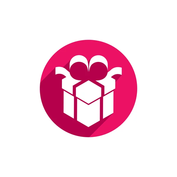 Icono de caja de regalo — Vector de stock