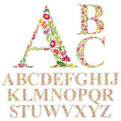 přírodní abeceda písmen