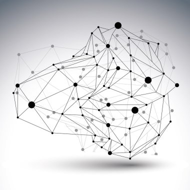 Soyut deforme şekil