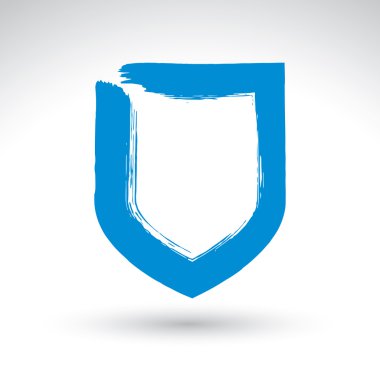 Güvenlik işareti çizim fırçası