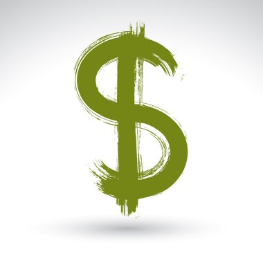 El boyaması dolar simgesi