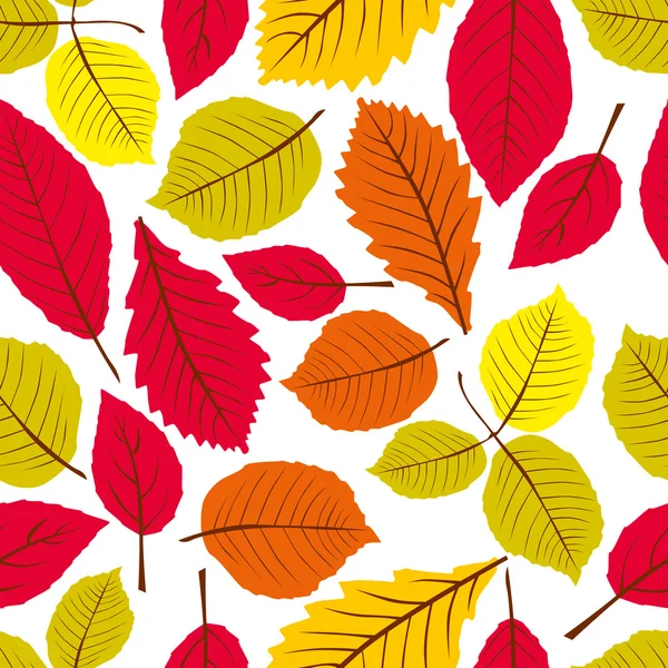 Leaves seamless wallpaper background — Stock Vector