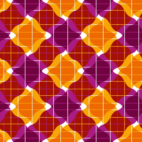 Utsmyckade mosaik seamless mönster — Stock vektor