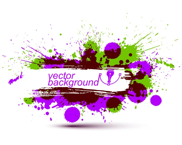 Färgade moderna akryl tapeter — Stock vektor