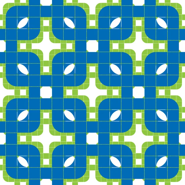 幾何学的なタイルのシームレスなパターン. — ストックベクタ