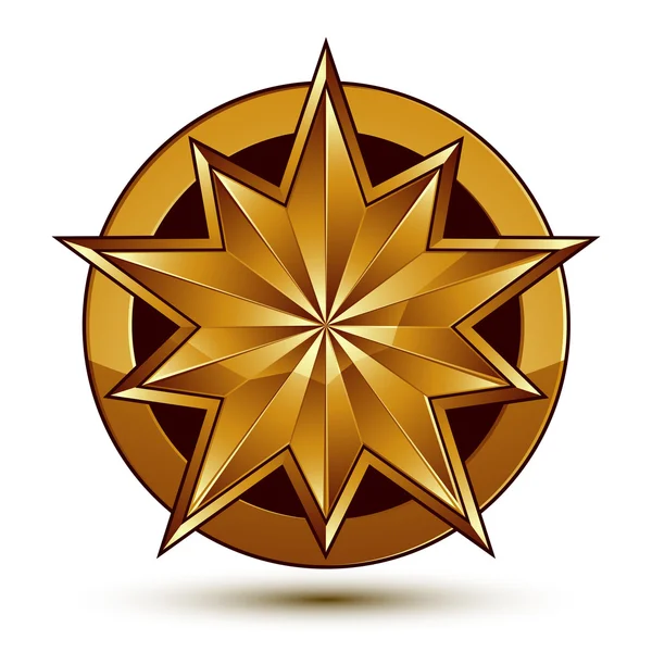 Golden star symbol — Stock Vector