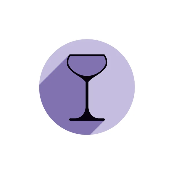 Символ бокала шампанского — стоковый вектор