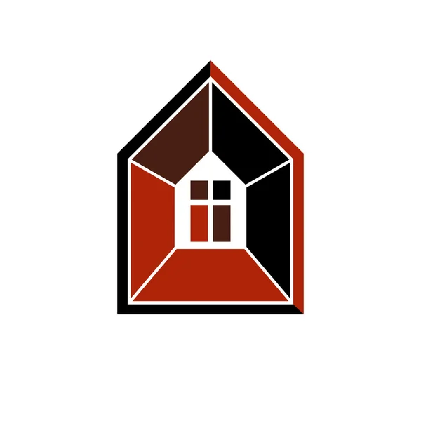 Icono de negocio de desarrollador inmobiliario — Vector de stock