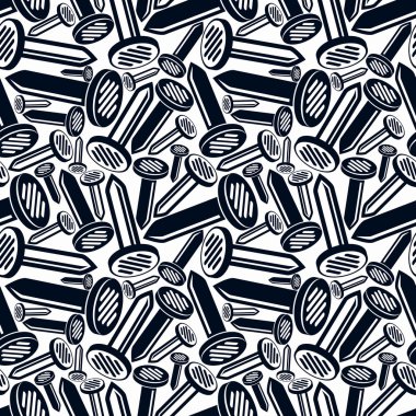 3D çivi seamless modeli