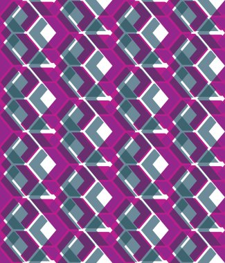 Mor stilize simetrik sonsuz desen