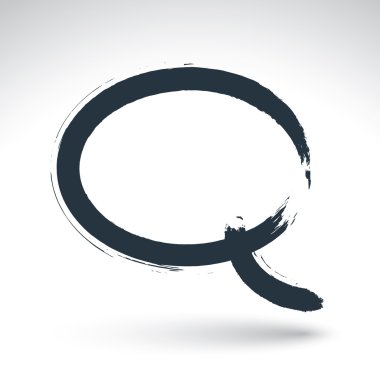 Elle çizilmiş konuşma balonu simgesinin