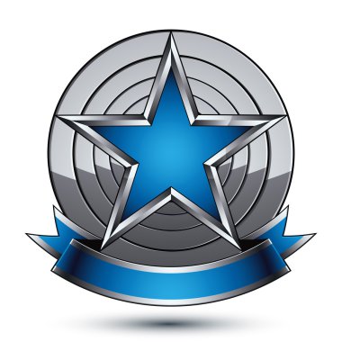 Gümüş Yıldız ile dalgalı şerit