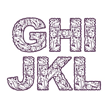 Mektup G, H, ı, J, K, L