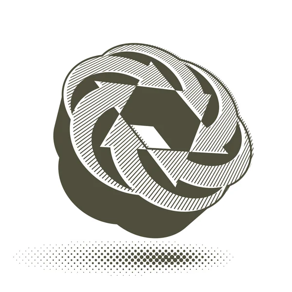 Abstracte pijlen symbool — Stockvector