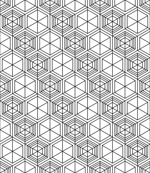 Futurista abstrato padrão geométrico sem costura —  Vetores de Stock