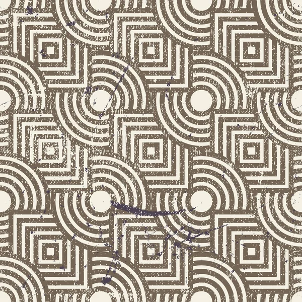 Vintage geometric seamless background — стоковый вектор