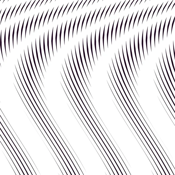 Moire pattern, monochrome background — Stock Vector