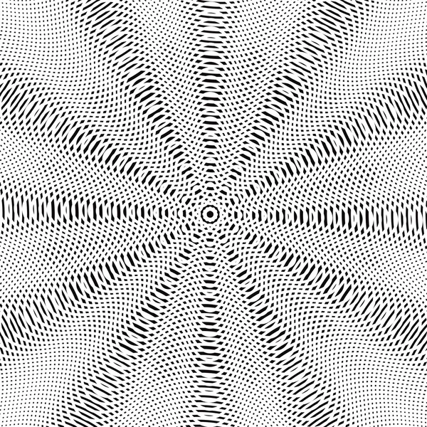 Fond Illusif avec lignes noires — Image vectorielle