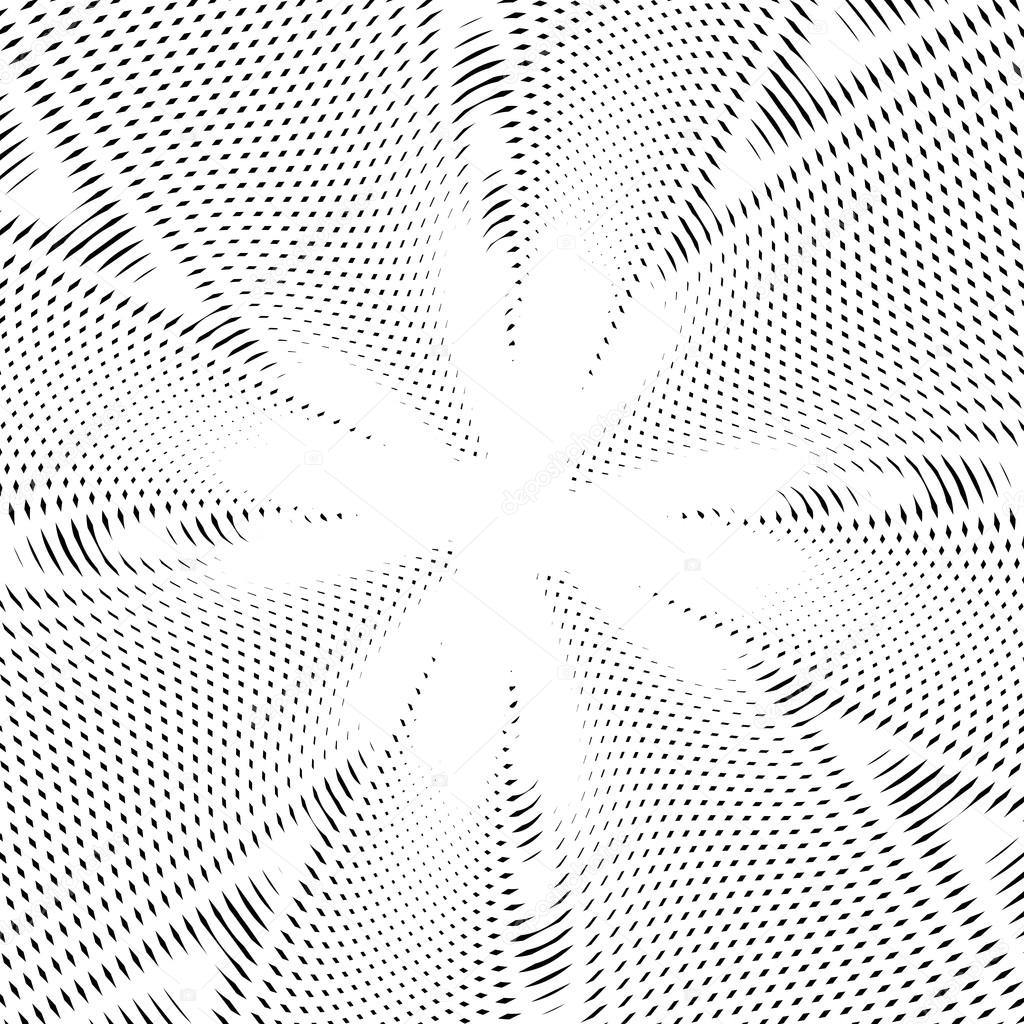 Moire pattern, monochrome background
