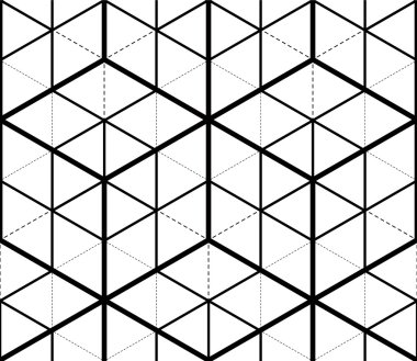 Tek renkli soyut geometrik desen