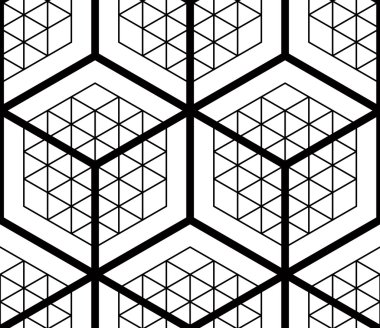 Kusursuz soyut geometrik desen