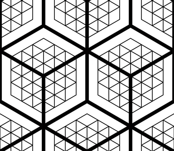 Sömlöst abstrakt geometriskt mönster — Stock vektor
