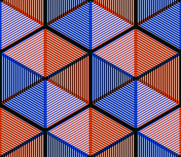 Patrón geométrico abstracto coloreado — Archivo Imágenes Vectoriales
