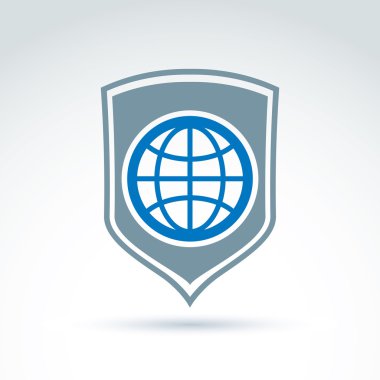 Mavi gezegen üzerinde kalkan kutsal kişilerin resmi