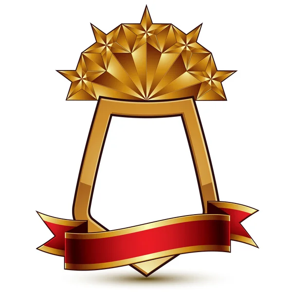 Classic royal shield  symbol — Stock Vector