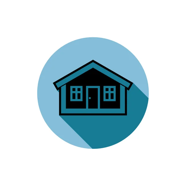 Eenvoudig huis pictogram — Stockvector