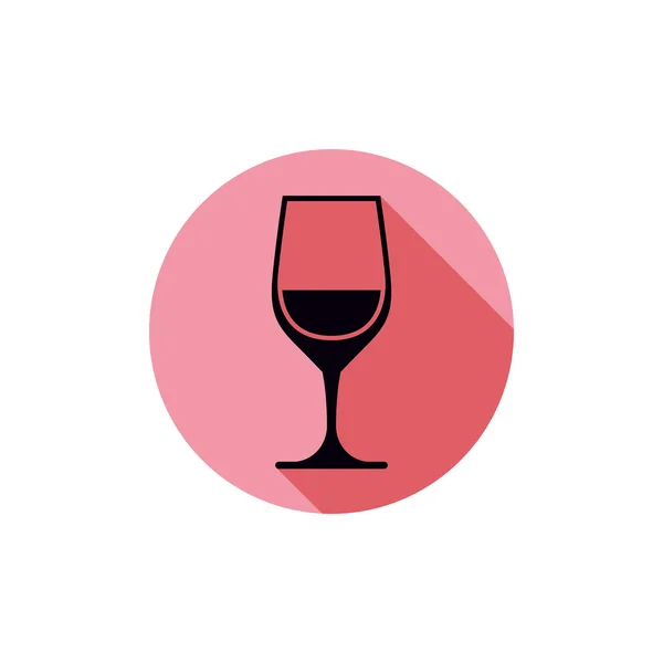 Wine glass icon — Stock Vector