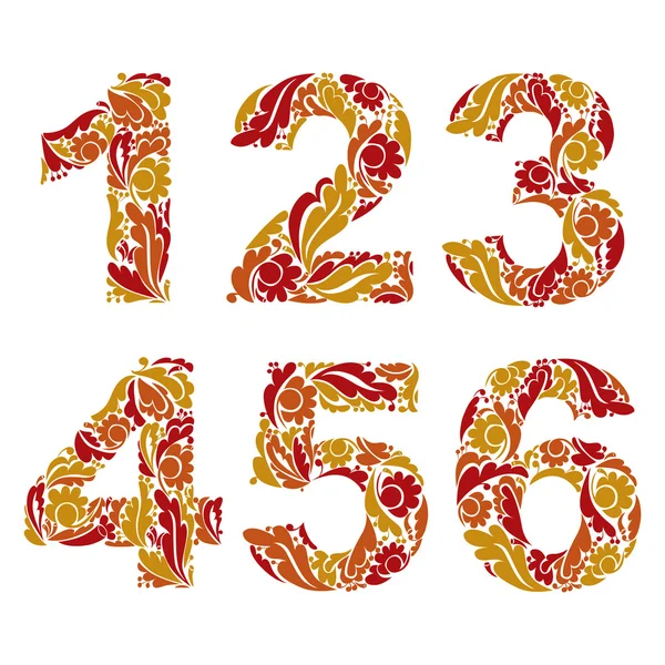 Bitkisel süsleme sayılar kümesi