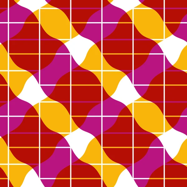 Mosaïque rétro motif sans couture — Image vectorielle