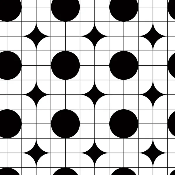 Carreaux géométriques motif sans couture — Image vectorielle
