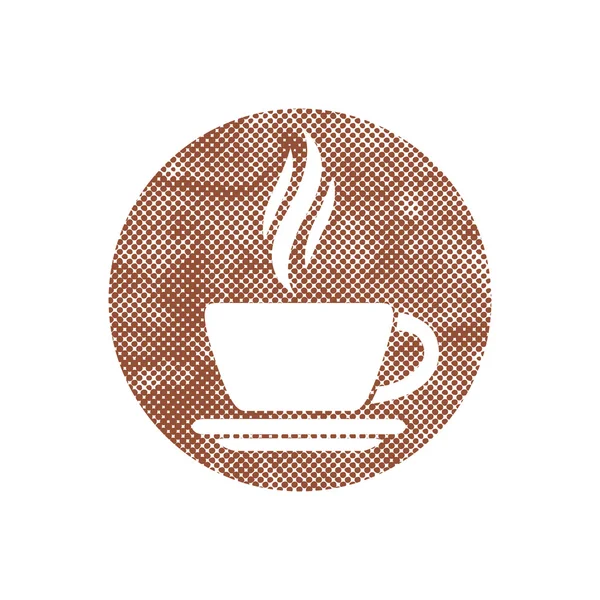 Tazza di icona del caffè — Vettoriale Stock