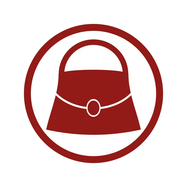 Woman bag, purse icon — Stock Vector