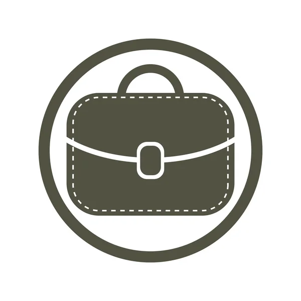 Bolso de mujer, icono del bolso — Vector de stock