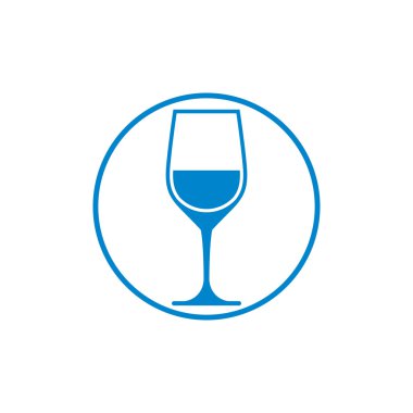 Klasik Şarap kadehi simgesi