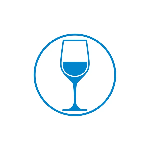 Classic wine goblet icon — Stock Vector